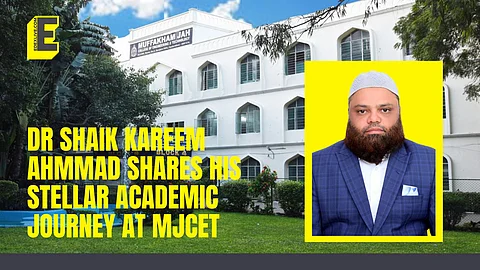 Muffakham Jah College of Engineering and Technology, Hyderabad: Prof Dr Shaik Kareem Ahmmad shares his story 