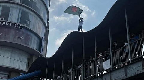 Protesters claim they are being detained simply for carrying Bangladesh flags