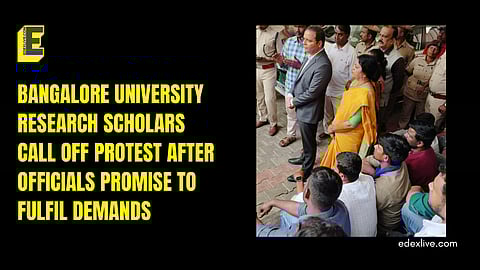 Bangalore University research scholars end protest