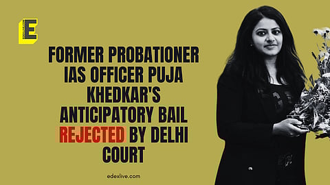 Puja Khedkar bail stands rejected
