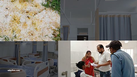 Contaminated rice and students admitted in hospital