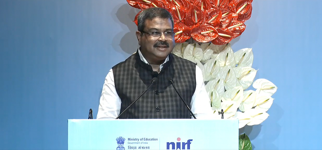 Dharmendra Pradhan during the release of the rankings