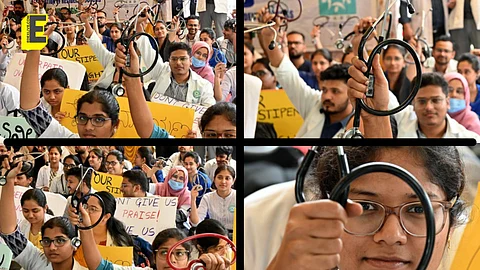 Glimpse from the protest