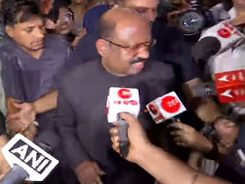 "I am with you; we will fight out," says WB Governor CV Ananda Bose on visiting RG Kar medical college