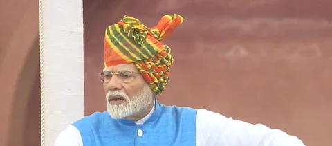 PM Narendra Modi at Red Fort