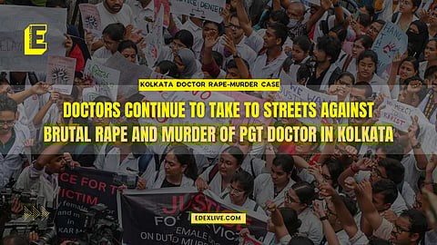 Kolkata RG Kar rape-murder protests: Doctors across India take to streets. Here are powerful visuals