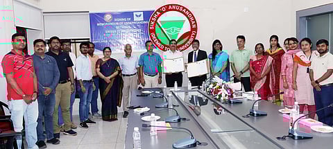 During the MoU signing 