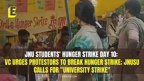 JNUSU strike entered tenth day