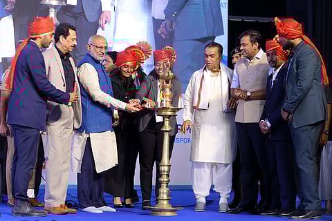 During the inauguration 
