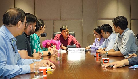Minister Saurabh Bhardwaj with FAIMA members 