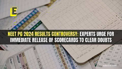 NEET PG 2024 results controversy 