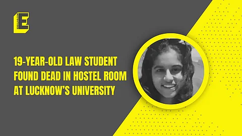 Who is the IPS officer's daughter found dead in hostel room in Lucknow?