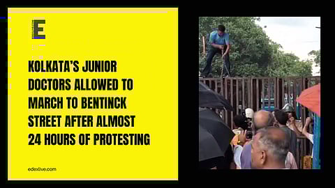 "Barricades give way to stethoscope": Kolkata’s doctors to march to Bentinck Street, meet Police Commissioner Goyal