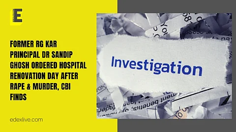 Former RG Kar principal Dr Sandip Ghosh ordered hospital renovation day after rape & murder, CBI finds