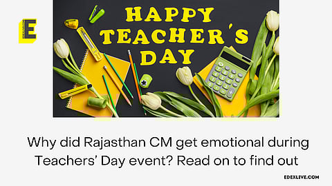 Rajasthan CM get emotional 