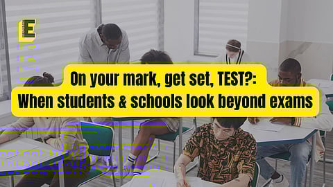 On your mark, get set, TEST?: When students and schools look beyond exams