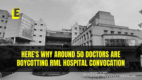 Here's why around 50 doctors are boycotting RML Hospital Convocation