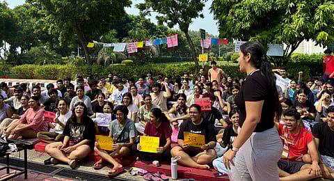 Students protesting