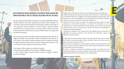 Here's what the statement said