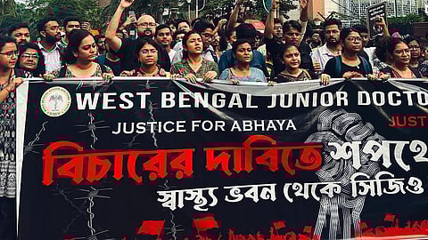 Protest against the RG Kar incident. Image used for representational purposes. 