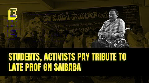 Prof GN Saibaba's death: Students, human rights activists, writers & intellectuals pay respects at remembrance meet