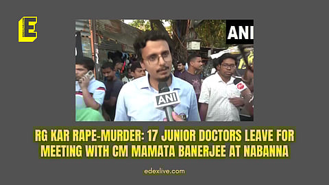 RG Kar rape-murder: 17 junior doctors leave for meeting with CM Mamata Banerjee at Nabanna