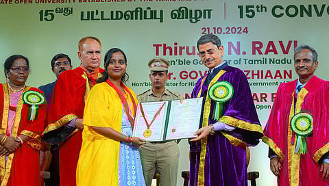 Governor RN Ravi at the conference