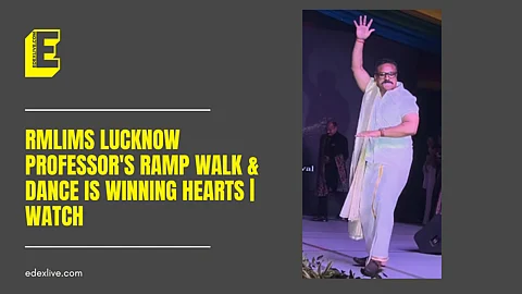 RMLIMS Lucknow professor's ramp walk & dance is winning hearts | WATCH
