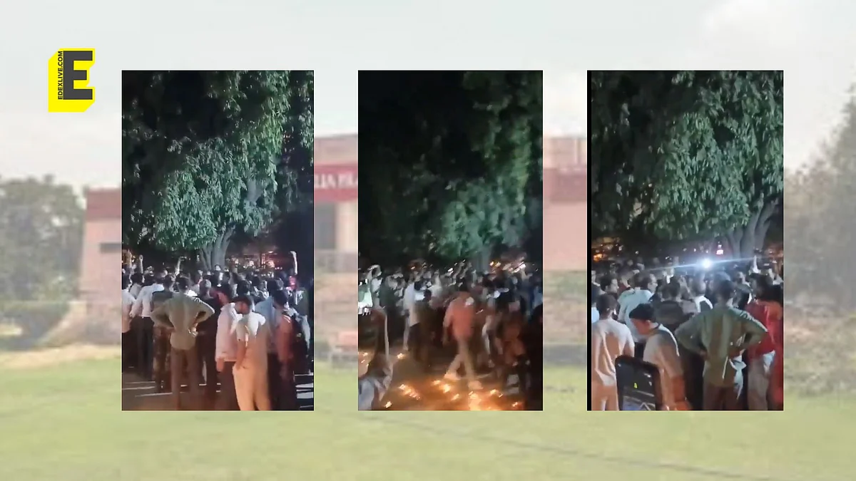 Videos from the scuffle have been going viral on social media
