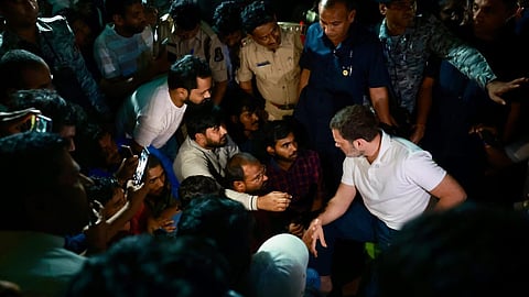 2023's Rahul Gandhi meet  with TGPSC aspirants 