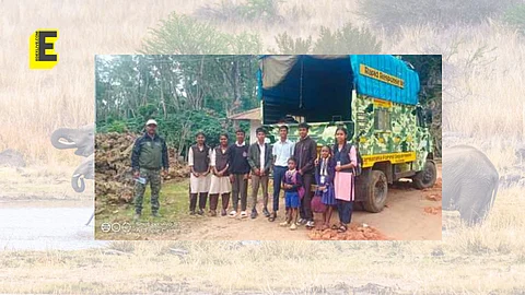 Ferrying the students