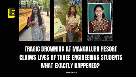 Three engineering students drowned at Mangaluru resort