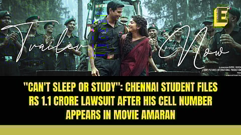 Chennai student files Rs 1.1 crore lawsuit