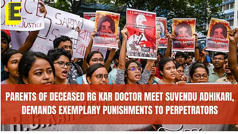 Grieving parents of deceased RG Kar doctor seek justice: Visit Bengal Assembly