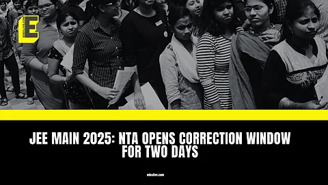 JEE Main 2025 correction window
