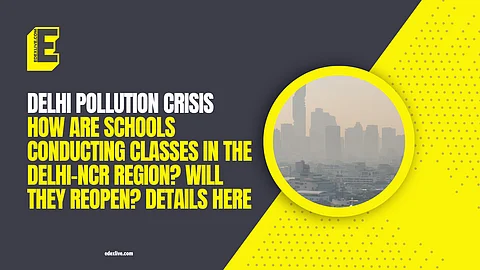 Delhi pollution crisis: How are schools conducting classes in the Delhi-NCR region? Will they reopen? Details here