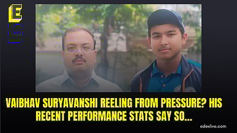 Vaibhav Suryavanshi reeling from pressure?