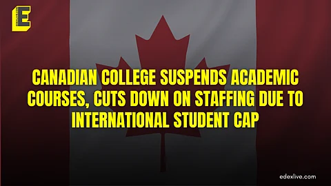Canadian college suspends academic courses
