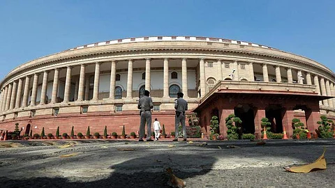 NSUI members march towards Parliament; detained