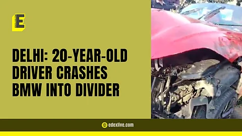 Delhi: 20-year-old driver crashes BMW into divider; vehicle registered under criminal's name