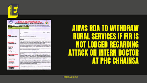 AIIMS RDA writes to the director
