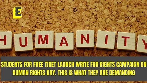 Students for Free Tibet launch Write for Rights campaign on Human Rights Day. This is what they are demanding