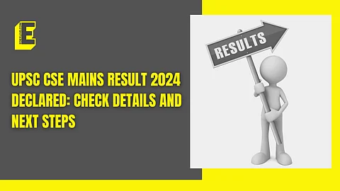 UPSC CSE Mains result 2024