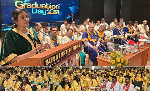 At 24th convocation of Sona College of Technology, 1,307 students were honoured with degrees