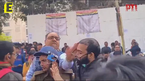 BPSC aspirants were protesting in Patna against the proposed "normalisation process"
