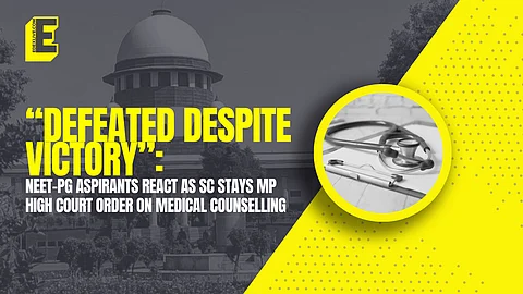 “Defeated despite victory”: NEET-PG aspirants react as SC stays MP High Court order on medical counselling
