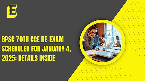 BPSC 70th CCE re-exam scheduled for January 4, 2025: Details inside