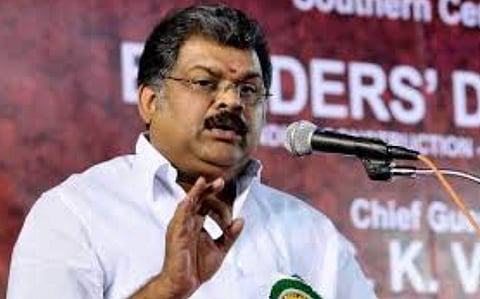 File photo of Tamil Maanila Congress Chief GK Vasan
