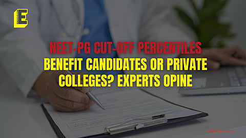 NEET PG cut-off percentile...