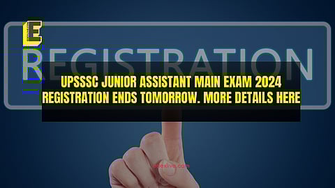 UPSSSC Junior Assistant main